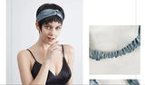 Azure Serenity: Mulberry Silk Headband in Blue