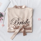 Bride To Be & Team Bride Satin-Silk Robes - Bridal Party Gift