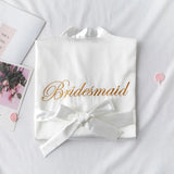 Bride To Be & Team Bride Satin-Silk Robes - Bridal Party Gift