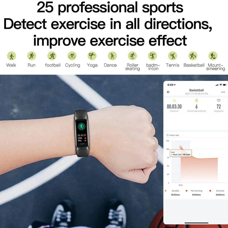 AMOLED Smart Watch – Waterproof Fitness Tracker with Heart Rate & Blood Oxygen Monitor - Julie bags