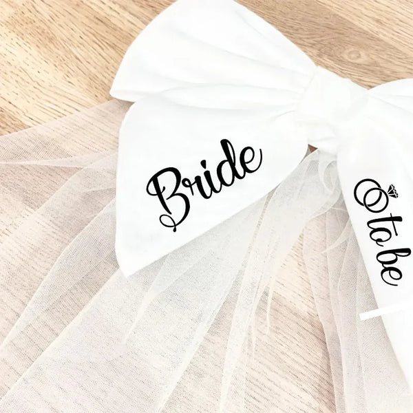 Bride To Be Future Mrs. Veil - Bridal Shower & Bachelorette Party Decoration