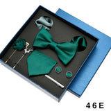 Luxury Men’s Tie & Bow Tie Set - 8-Piece Gift Box for Business & Weddings