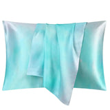 Blushing Ombre: Reversible Mulberry Silk Zip Pillowcase