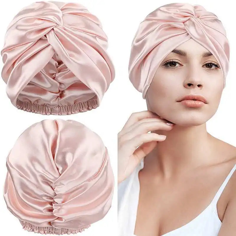 Enhance Your Beauty and Wellness with Mulberry Silk Turban Bonnets